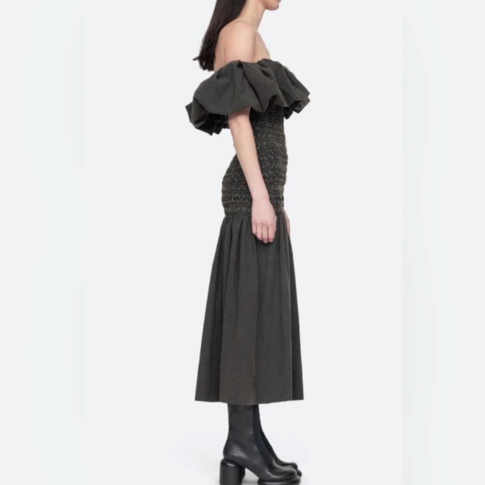 Sea New York Off-Shoulder Midi Dressl - Picture 3 of 5